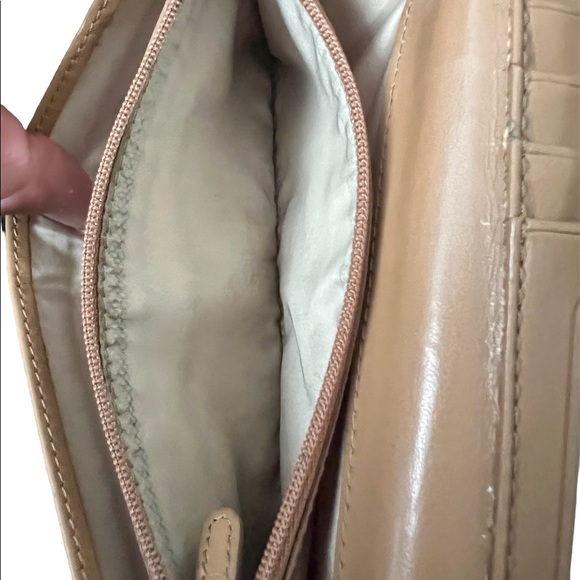 Coach XL Park North Tan Pebbled Leather Tote With Matching Wallet - Picture 11 of 11